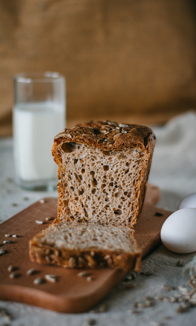 Bread on Cutting Board